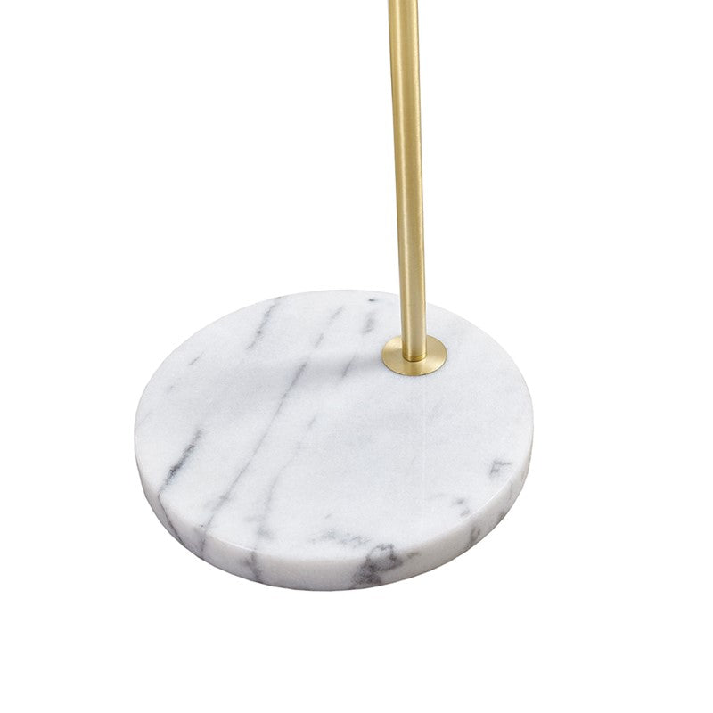 Auburn Arched Floor Lamp with Marble Base