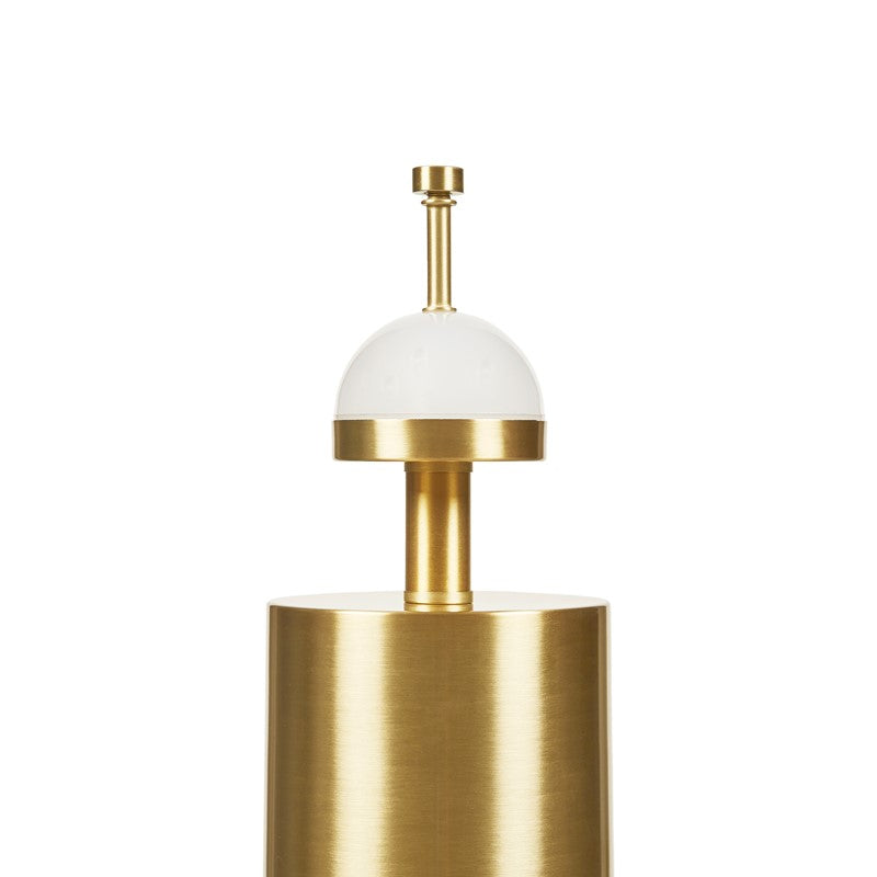 Nilo Table Lamp with Opaque Glass Shade