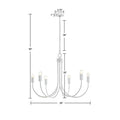 Ellie 6-Light Metal Chandelier