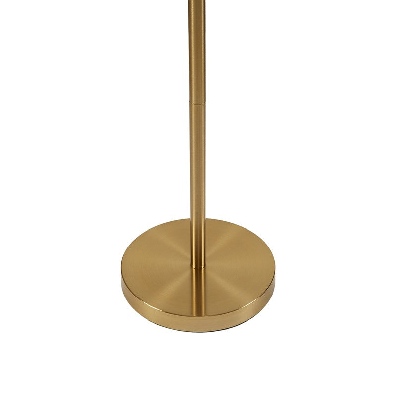 Vesta Dimmable Floor Lamp with Fabric Scalloped Shade