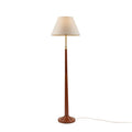 Verla Tapered Faux Wood Dimmable Floor Lamp