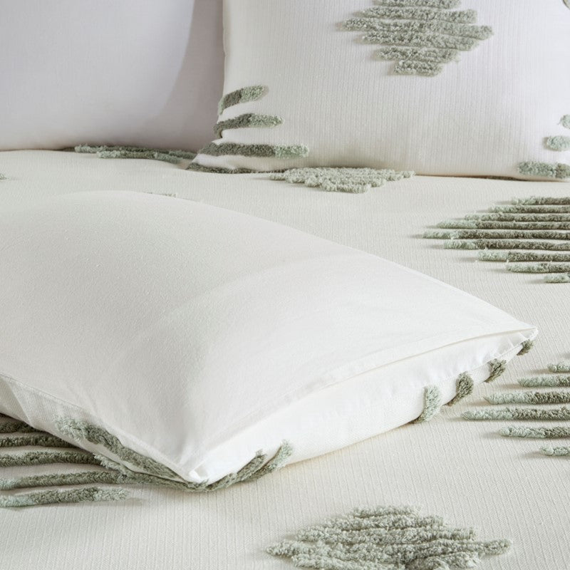 Tahli 3 Piece Cotton Blend Chenille Duvet Cover Set
