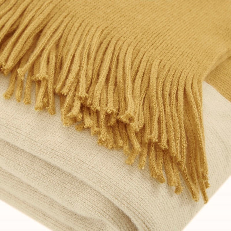 Stockholm Color Block Faux Cashmere Throw Secondary image