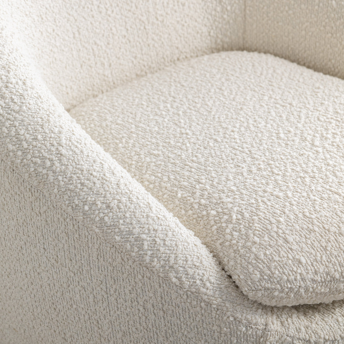Winnie Modern Barrel Chair, 360 Swivel