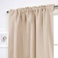52 x 54 inch Beige Cream Thermal Blackout Curtain Panels – Set of 2