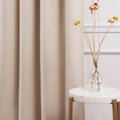 52 x 54 inch Beige Cream Thermal Blackout Curtain Panels – Set of 2
