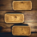 2 Color Options- 17"-20.5" Baguette Dough Bowl, The Barren Decorative Bowl,