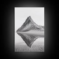 Mountain Mirror Canvas Wall Art