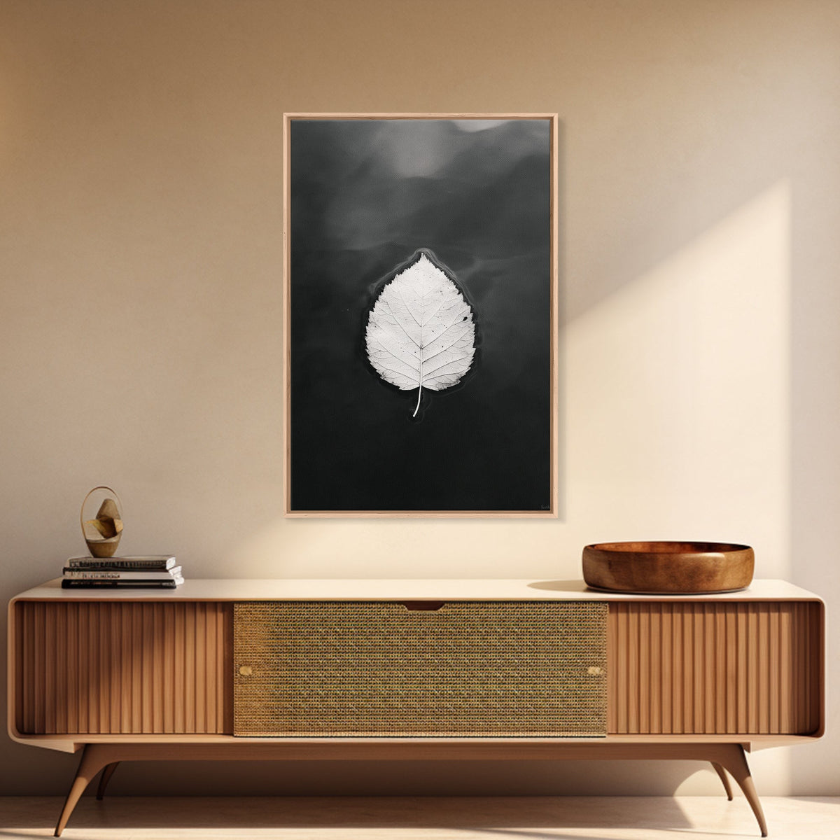 Floating Leaf Canvas Wall Art