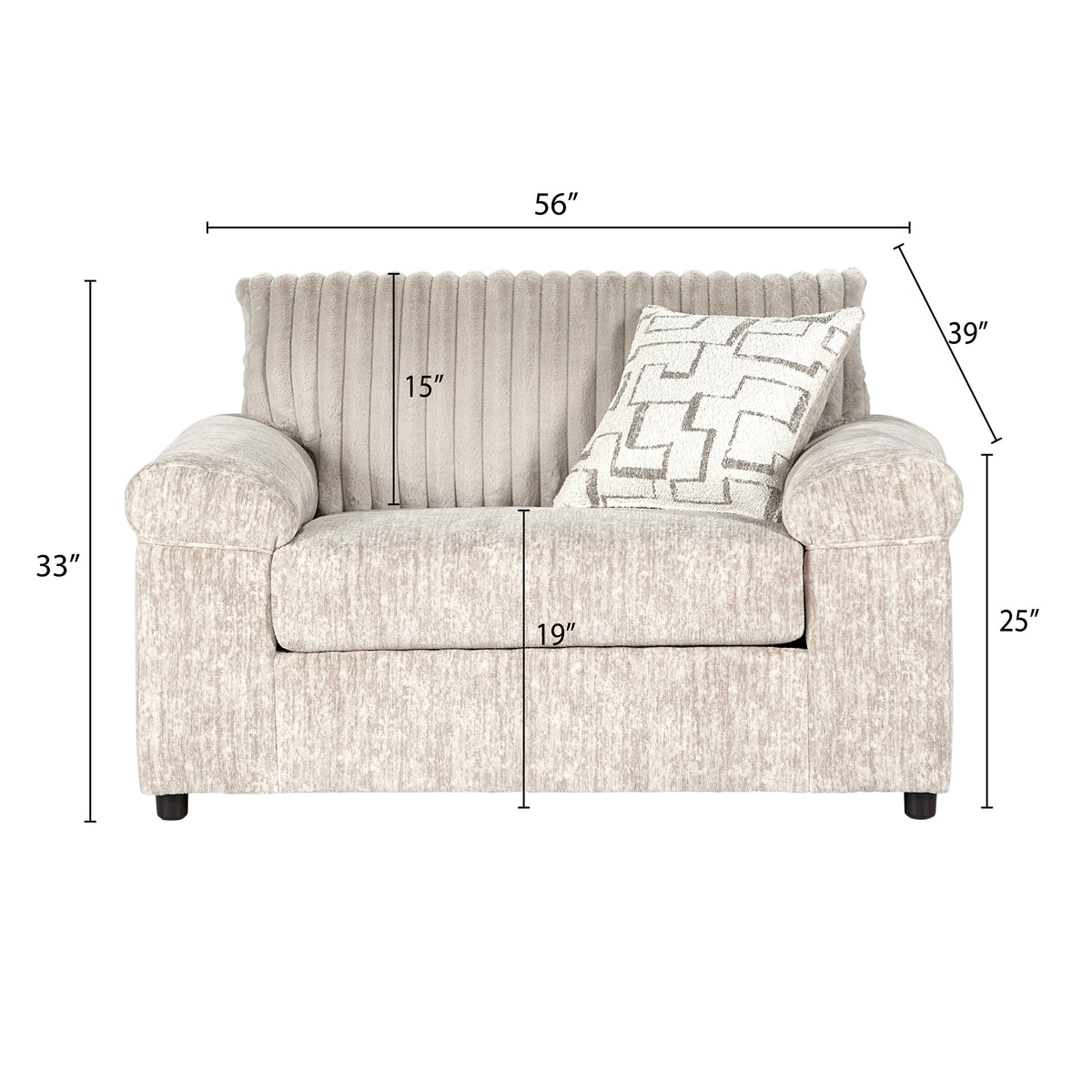 Nason Wide Wale Corduroy Cuddle Chair