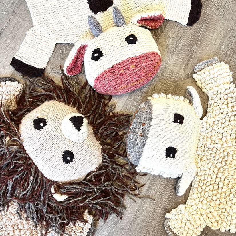 Organic Wool Play Mat + Nursery Rug  | Sheep Secondary image
