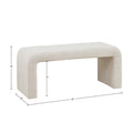 Steve Boucle Waterfall Bench
