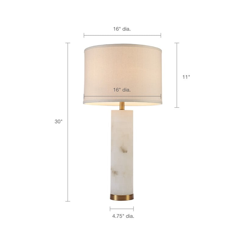 Prague Alabaster Table Lamp