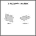 Mercer 3 Piece Cotton Chenille Duvet Cover Set