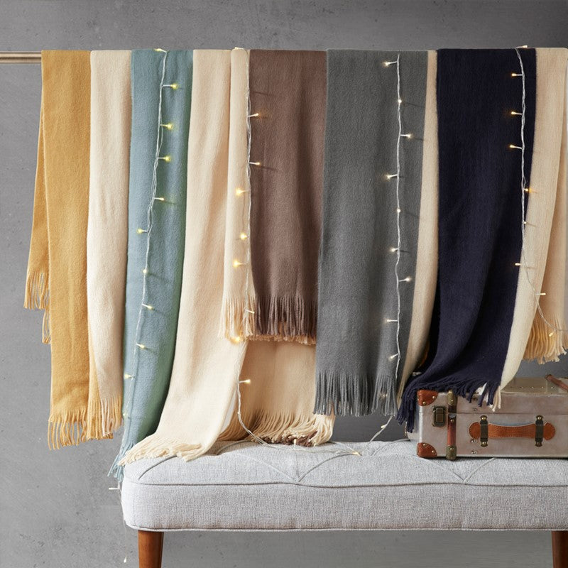 Stockholm Color Block Faux Cashmere Throw Main image
