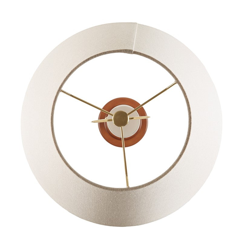 Verla Tapered Faux Wood Dimmable Floor Lamp