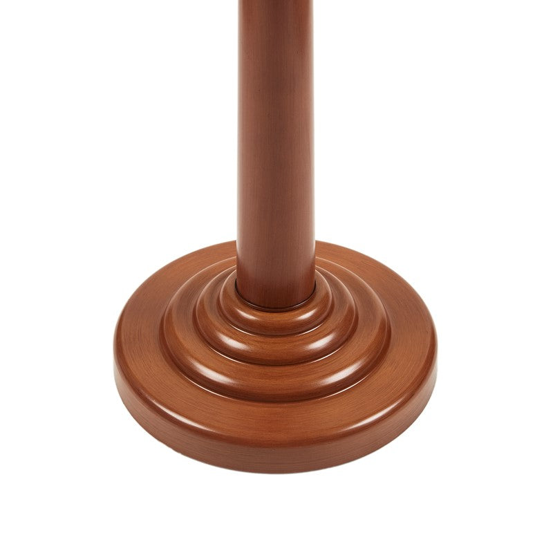 Verla Tapered Faux Wood Dimmable Floor Lamp