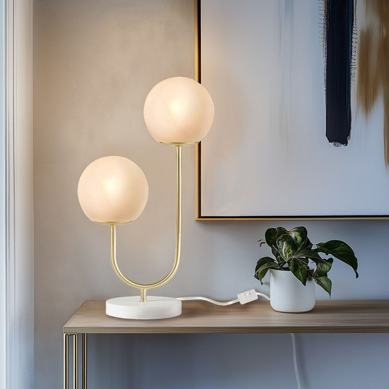 Zusa Metal 2-Light Globe Table Lamp Secondary image