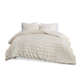 Mercer 3 Piece Cotton Chenille Duvet Cover Set