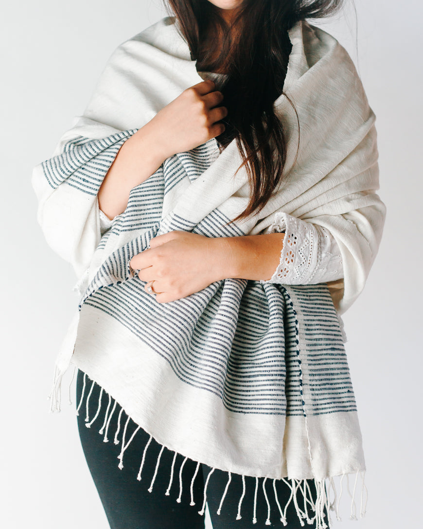 Riviera Cotton Throw Blanket Secondary image