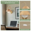 Laguna Rattan Weave Shade Wall Sconce