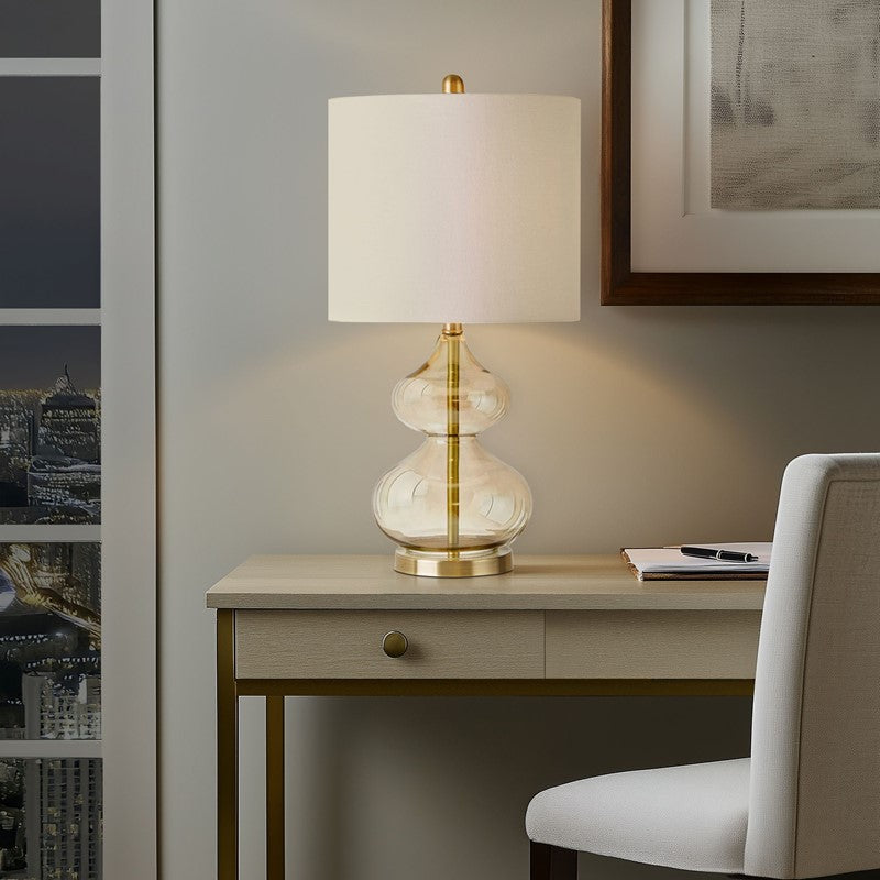 Ellipse Curved Gourd Glass Table Lamp, Set of 2 Secondary image