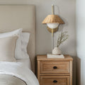 Laguna Rattan Weave Shade Wall Sconce