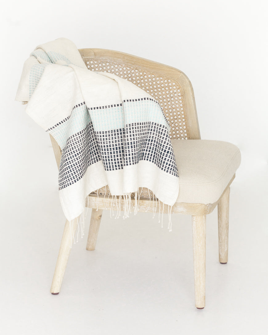 Camden Handwoven Cotton Throw Blanket Main image