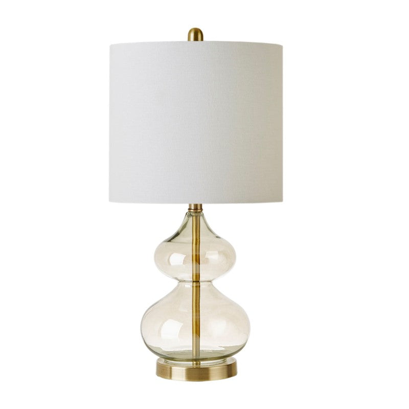 Ellipse Curved Gourd Glass Table Lamp Set