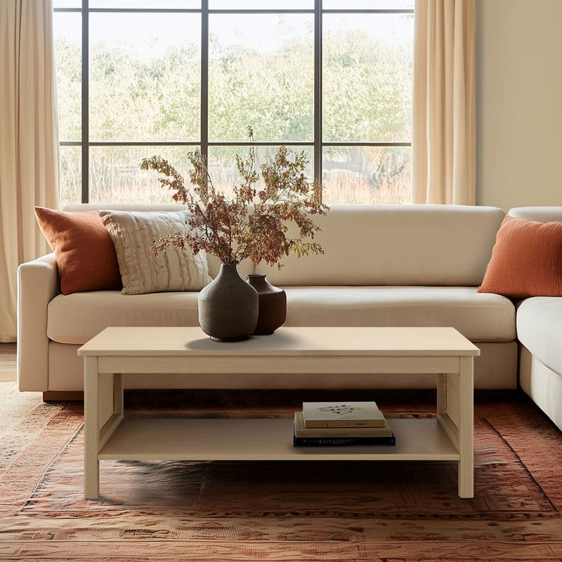 Ashlyn 2-Tier Rattan Coffee Table