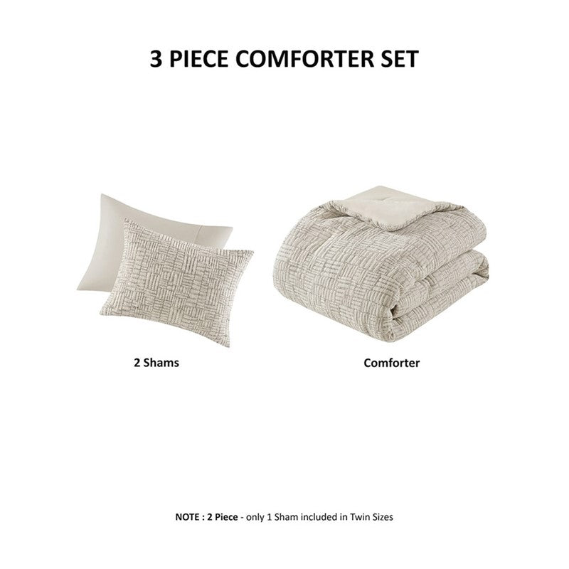 Harper Oversized Cotton Matelasse Comforter Set