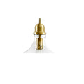 Auburn Arched Floor Lamp with Marble Base
