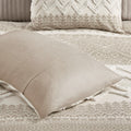 Mila 3 Piece Cotton Duvet Cover Set with Chenille Tufting