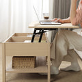 Lennox Lift-Top Rattan Coffee Table
