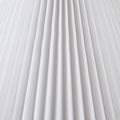 Veluna Textured Ceramic Table Lamp with Fluted Fabric Shade