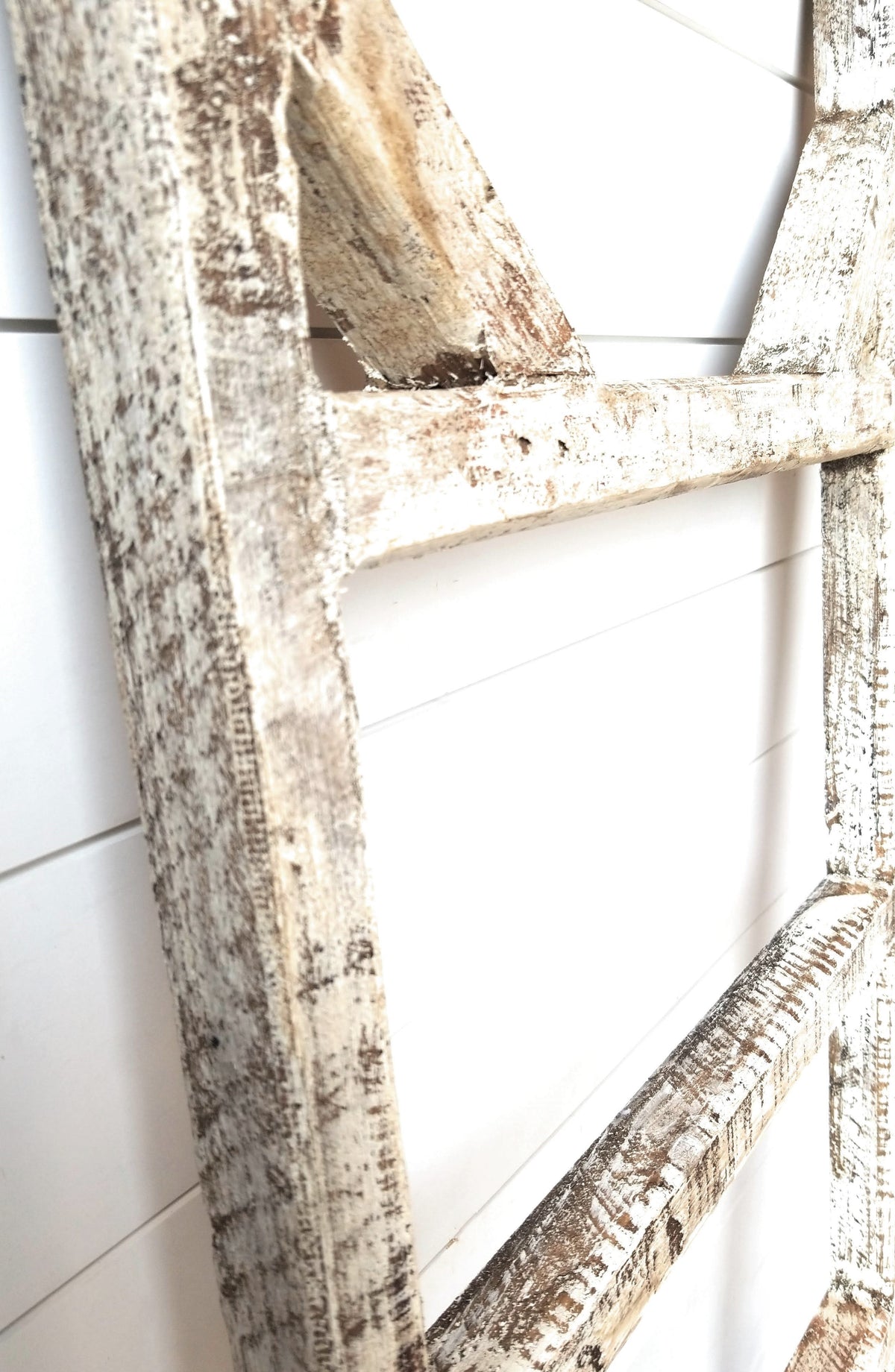 Blanket Ladder 5 Foot Or 6 Foot Blanket Ladder Rustic White