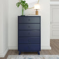 Classic 5-Drawer Dresser Dresser Plank+Beam Blue 