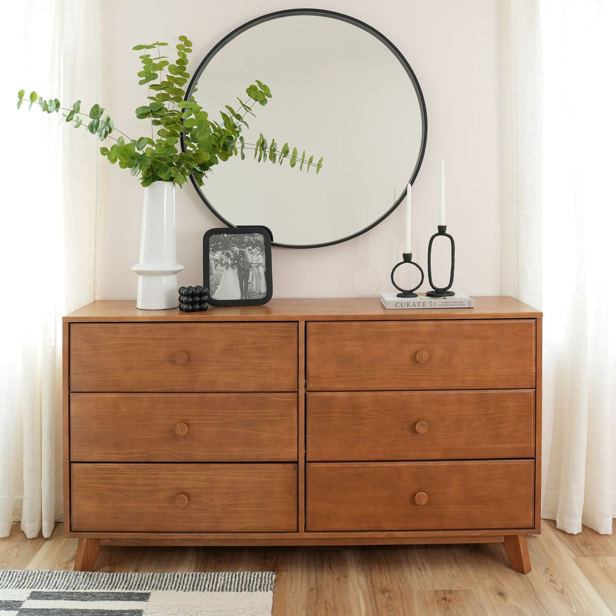 Classic 6-Drawer Dresser Dresser Plank+Beam Pecan 