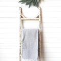 Blanket Ladder 5 Foot Or 6 Foot Blanket Ladder Rustic White